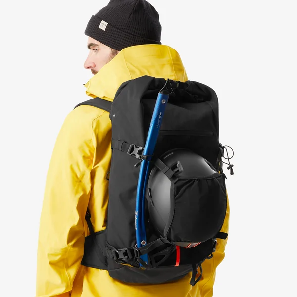 Sac à dos ski/ snowboard freeride Roll top, Robust Freeride 30L noir