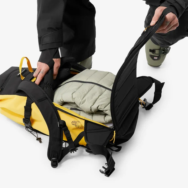 Sac à dos ski/ snowboard freeride Roll top, Robust Freeride 30L noir