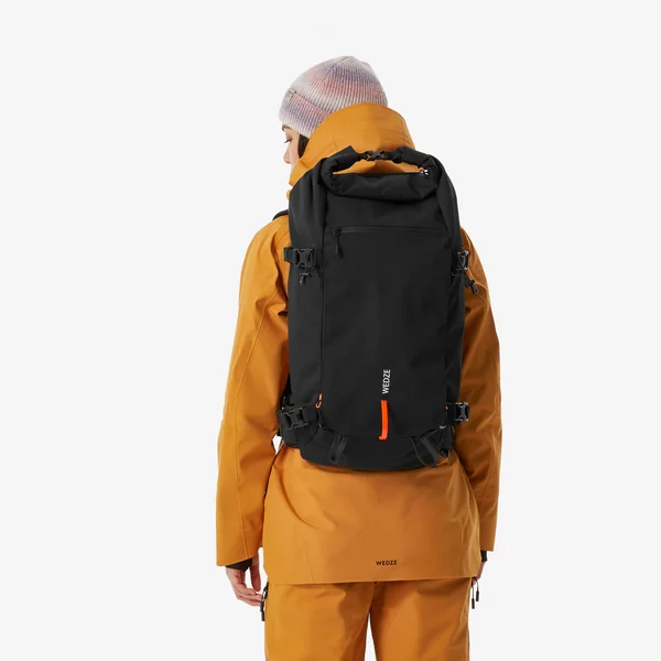 Sac à dos ski/ snowboard freeride Roll top, Robust Freeride 30L noir