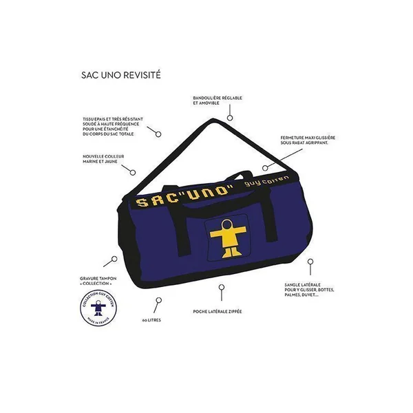 Sac étanche Uno 60 litres