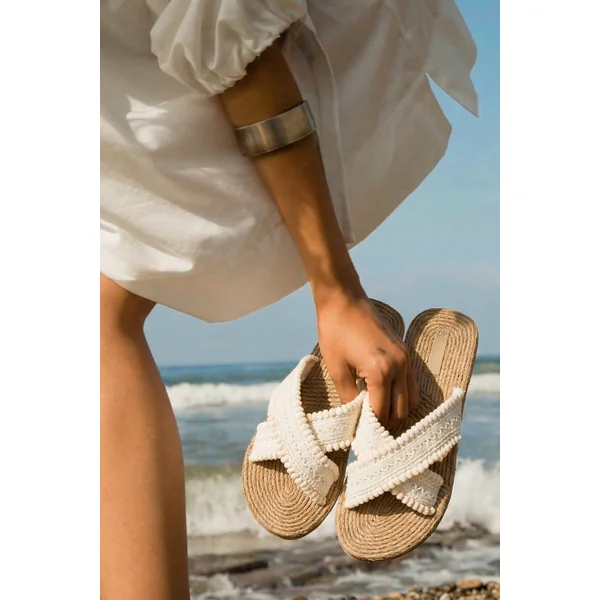 Sandales beiges