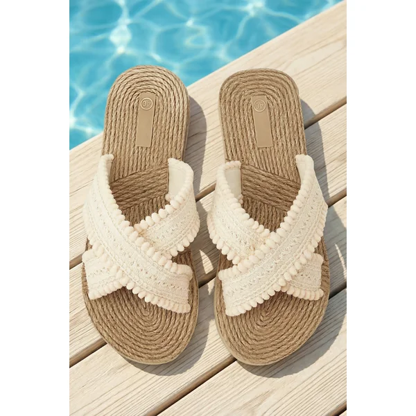 Sandales beiges