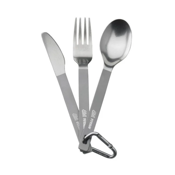 Set de couverts en titane 3 pièces