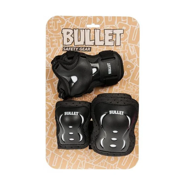 Set de Proprotection complet JUNIOR BULLET Noir/Blanc S