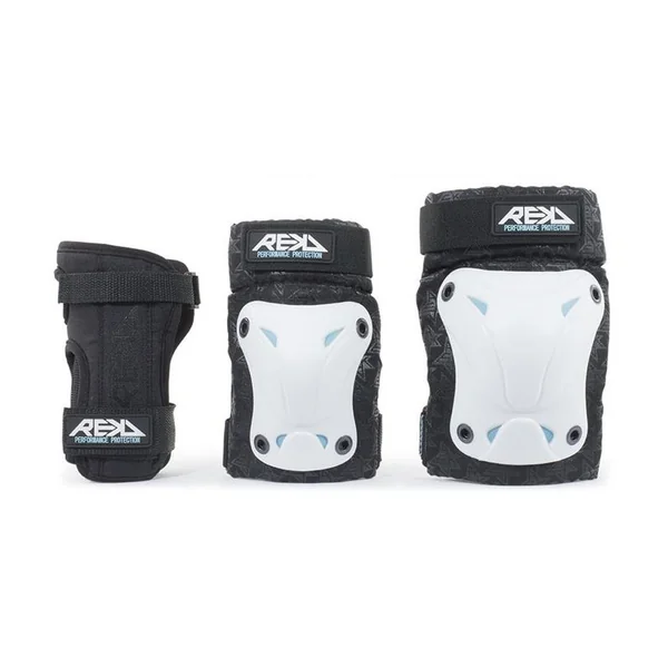 Set de protection complet REKD Recreational Triple Pad Set White