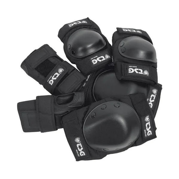 Set de protection complet TSG TECHNICAL SAFETY GEAR Basic Set Black Adulte