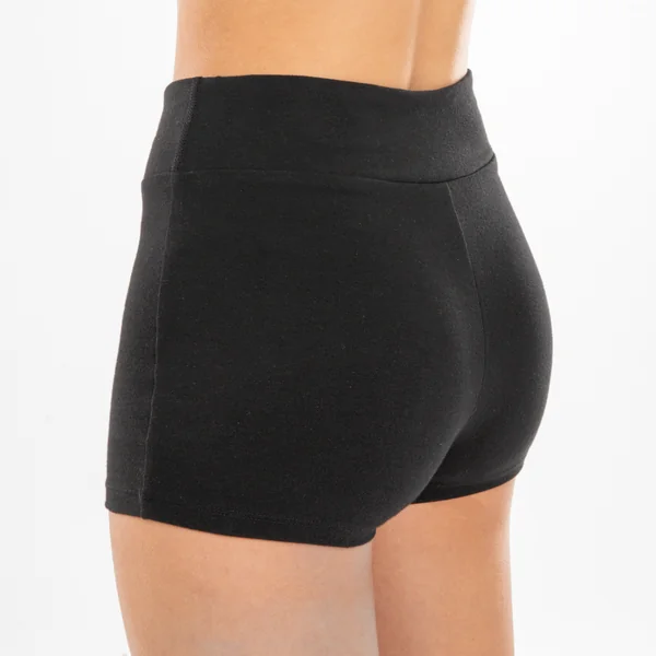 Short danse modern jazz taille haute Fille - noir