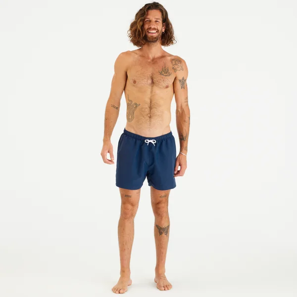 Short de bain surf 100 Homme - Hendaia MW Bleu marine