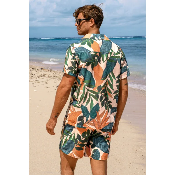 Short de bain tropical
