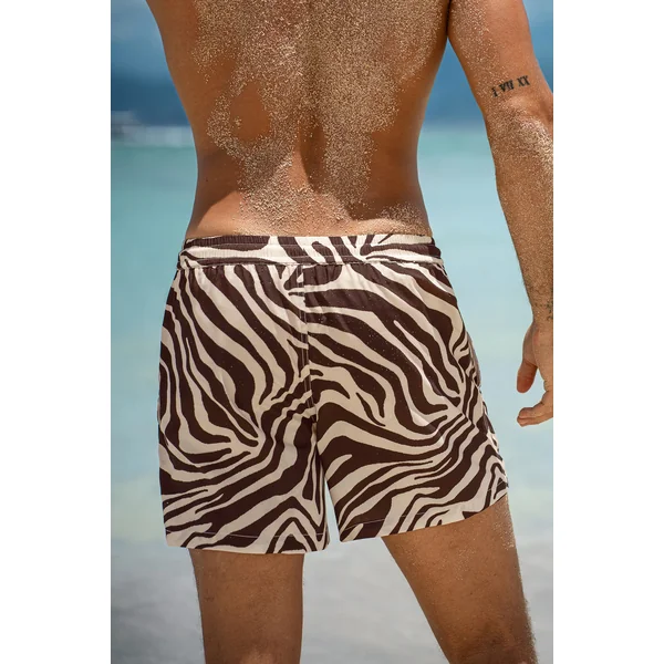 Short de bain zébré