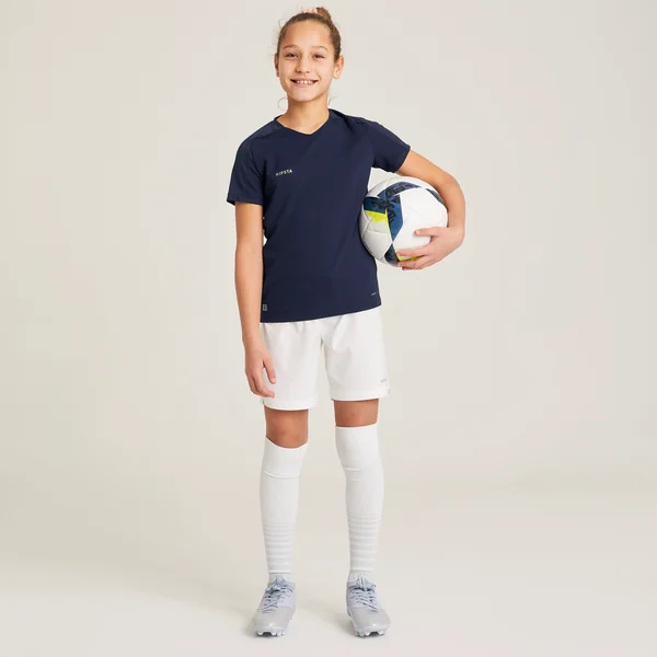 SHORT DE FOOT VIRALTO+ FILLE BLANC