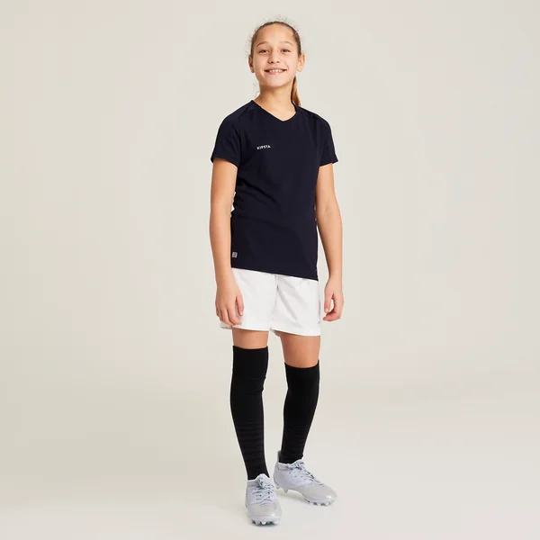 SHORT DE FOOT VIRALTO+ FILLE BLANC