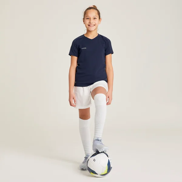 SHORT DE FOOT VIRALTO+ FILLE BLANC