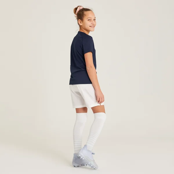 SHORT DE FOOT VIRALTO+ FILLE BLANC
