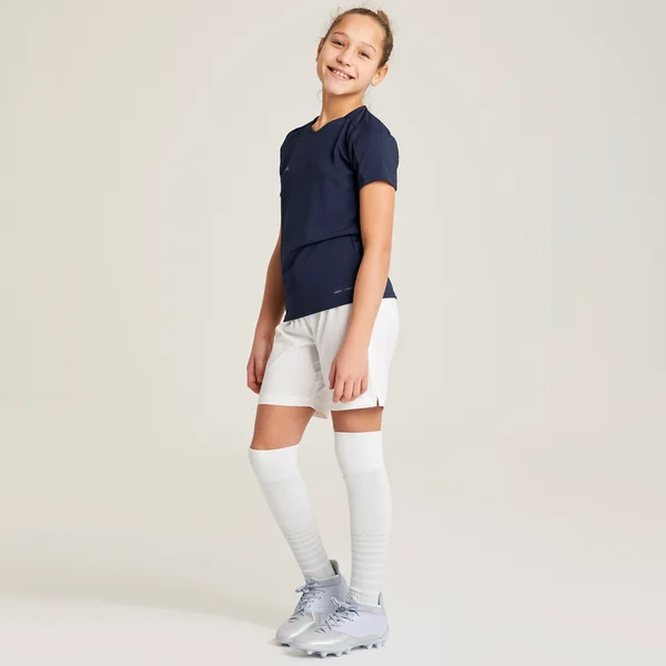 SHORT DE FOOT VIRALTO+ FILLE BLANC