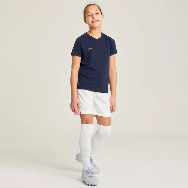 SHORT DE FOOT VIRALTO+ FILLE BLANC