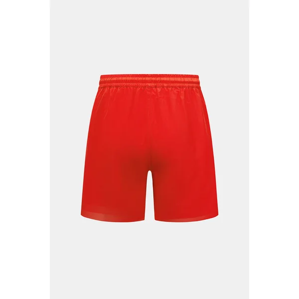 Short de plage rouge à cordon
