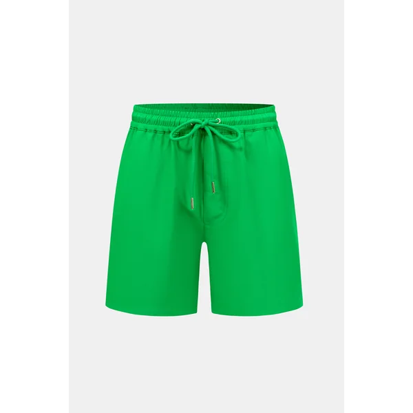 Short de plage tropical vert