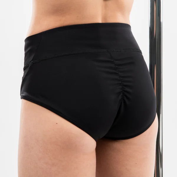 Short de pole dance noir femme