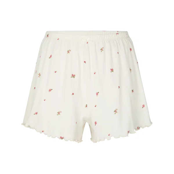 Short de pyjama Pointelle - Blanc