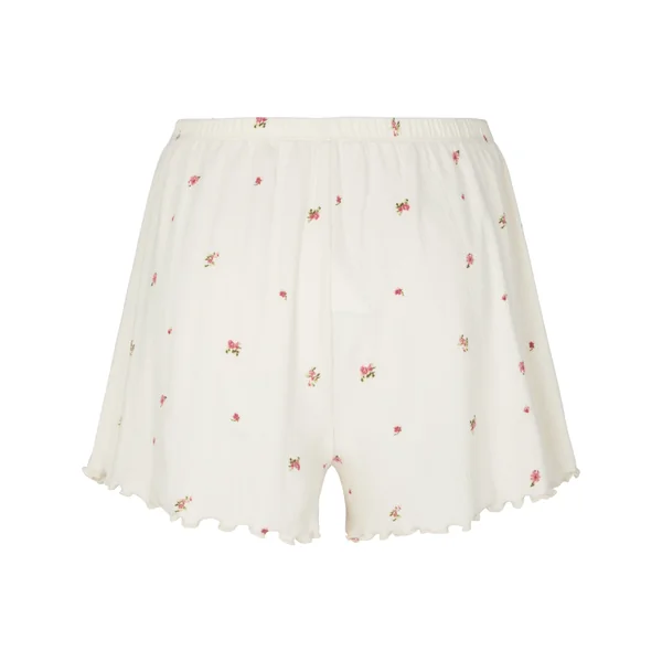 Short de pyjama Pointelle - Blanc