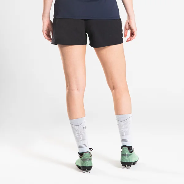 Short de rugby Femme - R500 noir