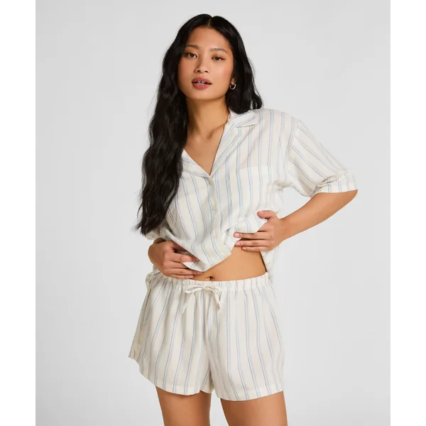 Short en Lin - Blanc