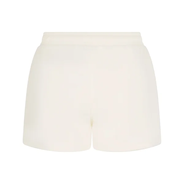 Short en polaire sportive - Blanc