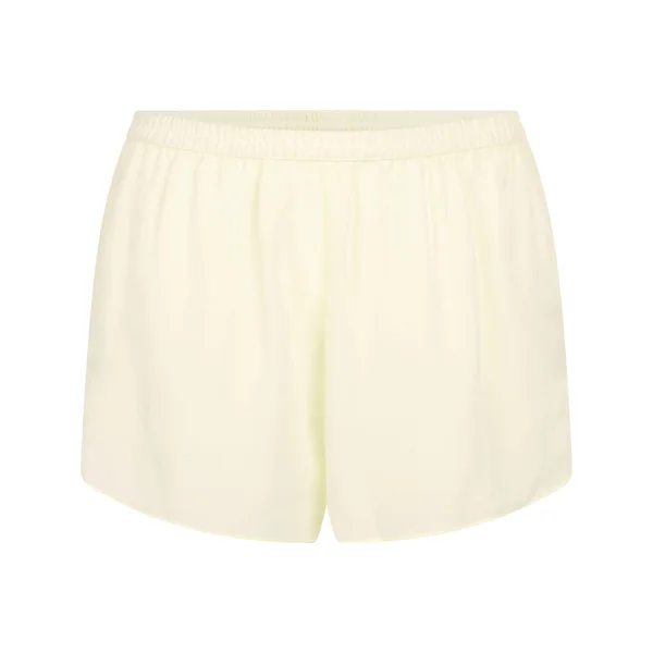 Short en satin Minimal - Jaune