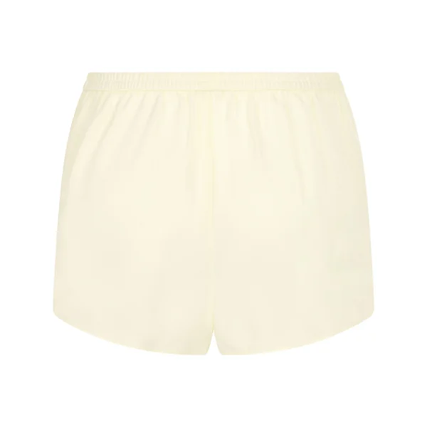 Short en satin Minimal - Jaune