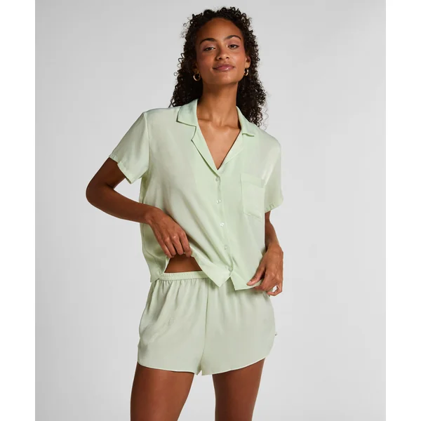 Short en satin Minimal - Vert