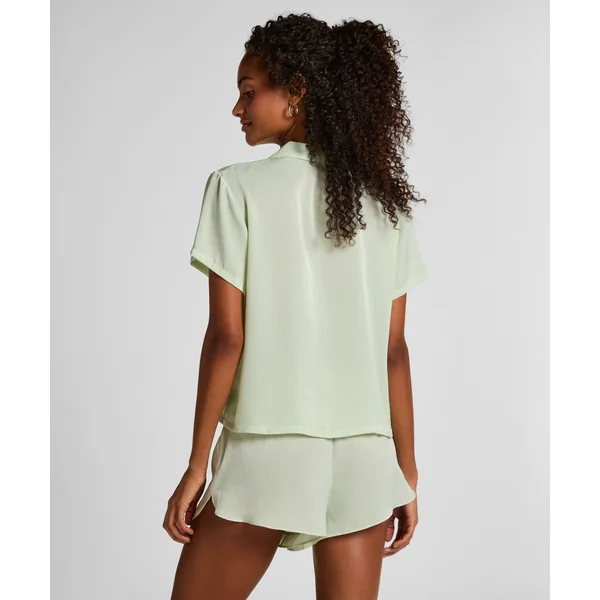 Short en satin Minimal - Vert