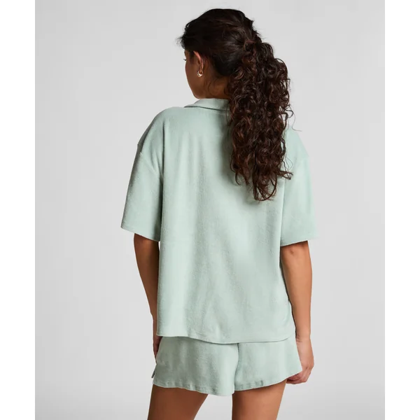 Short en tissu éponge - Vert