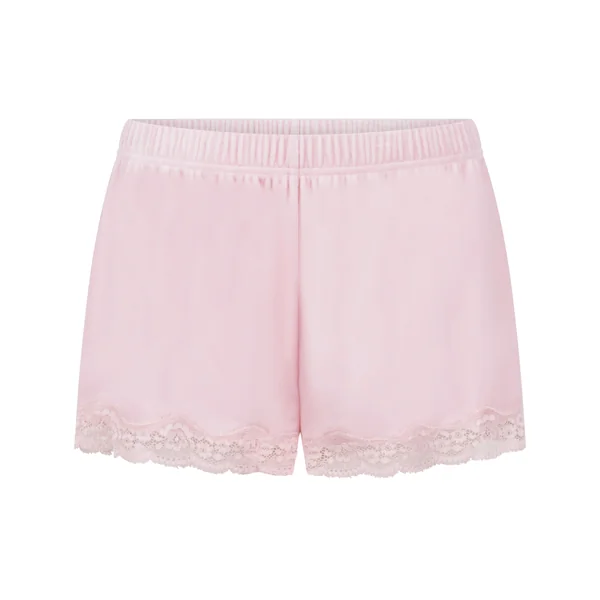 Short en velours à dentelle - Violet
