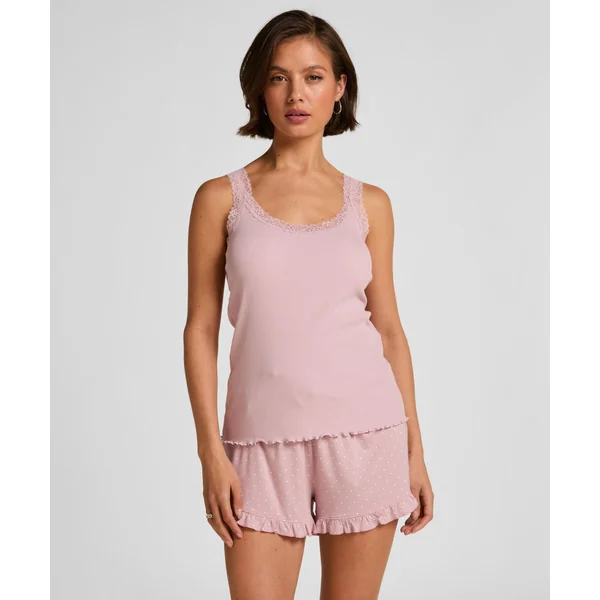 Short Jersey à volants - Rose