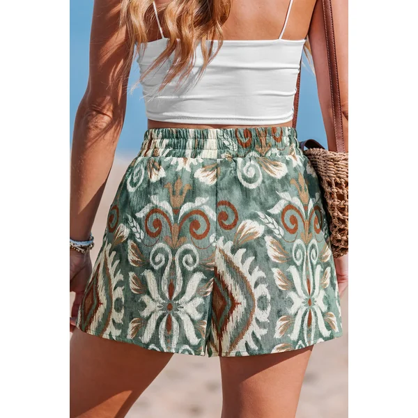 Short orné taille élastique