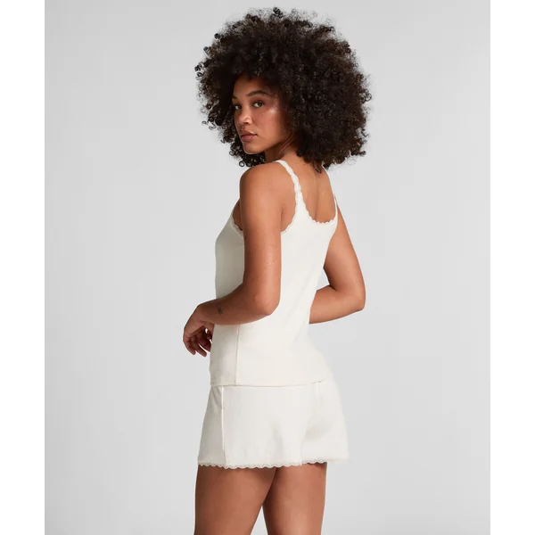 Short Pointelle - Blanc