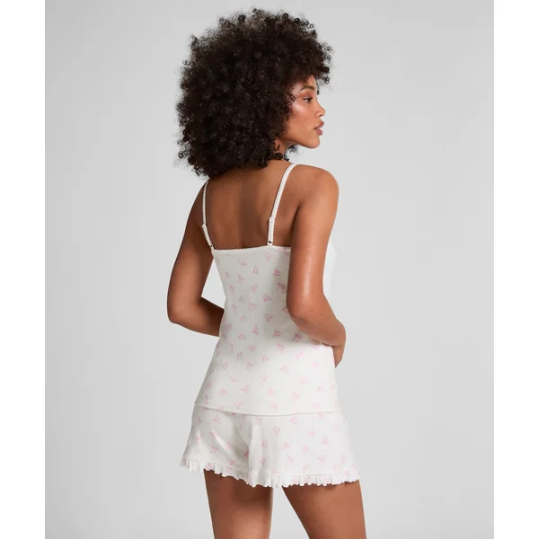 Short Pointelle - Blanc