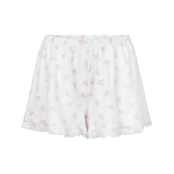 Short Pointelle - Blanc