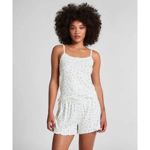 Short Pointelle - Blanc