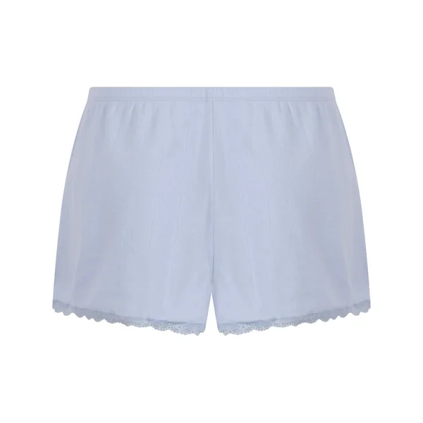 Short Pointelle - Bleu