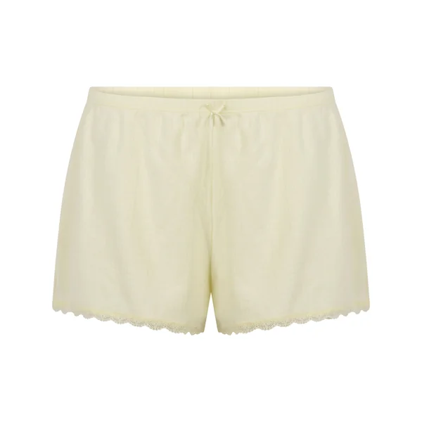 Short Pointelle - Jaune