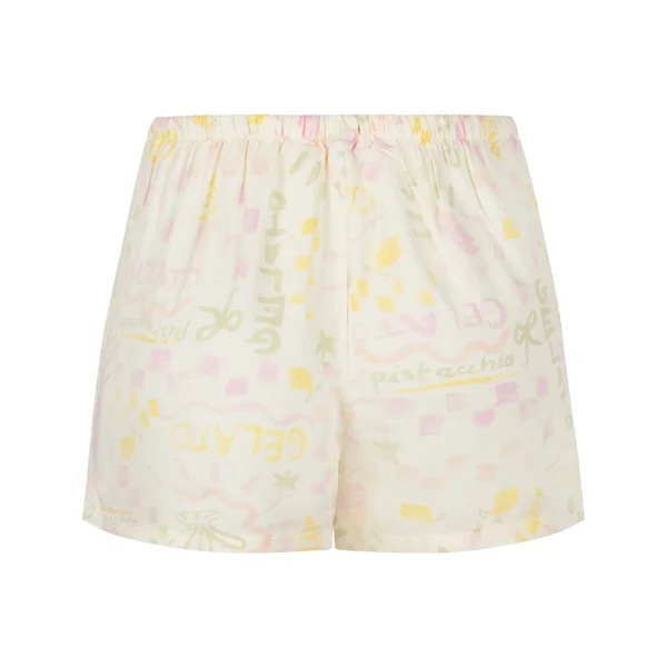 Short Satin - Blanc
