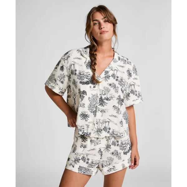 Short tissé - Blanc