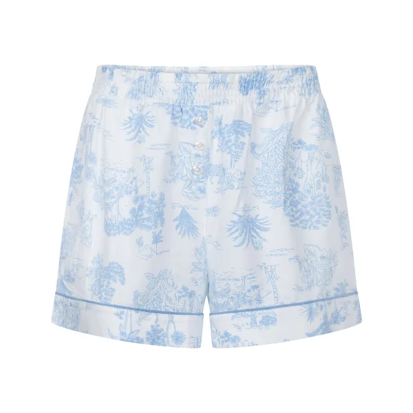 Short tissé - Bleu