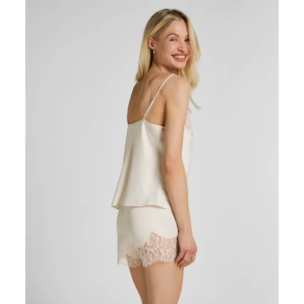 Short Valerie en Satin - Blanc