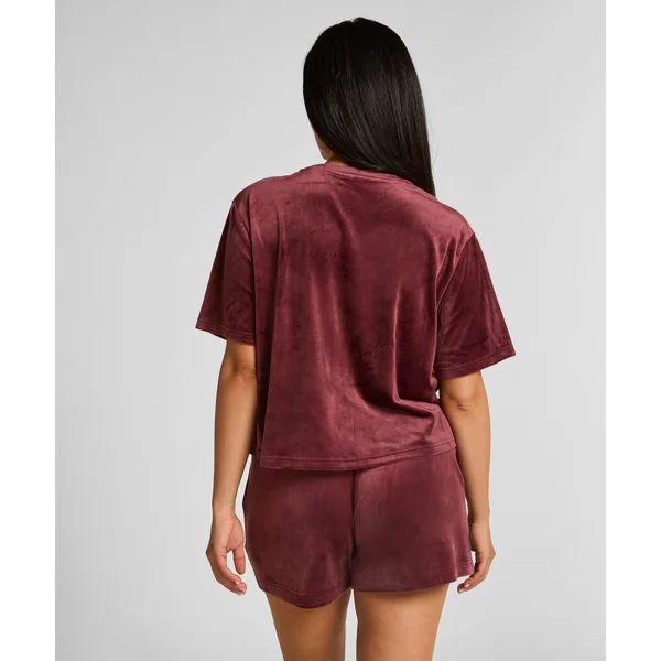 Short Velours Pocket - Rouge