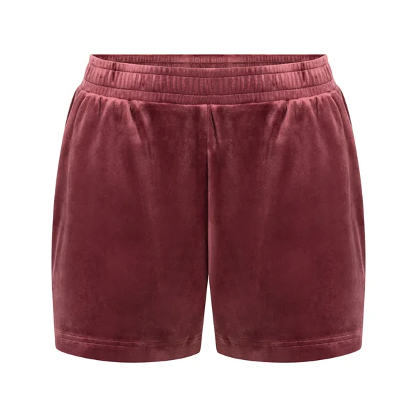 Short Velours Pocket - Rouge