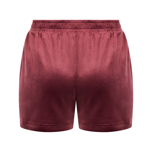 Short Velours Pocket - Rouge