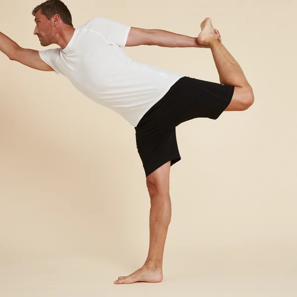 SHORT YOGA COTON HOMME NOIR